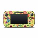 Button Flowers Nintendo Wii U Controller Skin