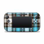 Turquoise Plaid Nintendo Wii U Controller Skin