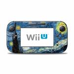 Starry Night Nintendo Wii U Controller Skin