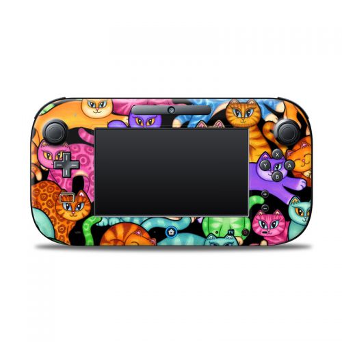 Colorful Kittens Nintendo Wii U Controller Skin