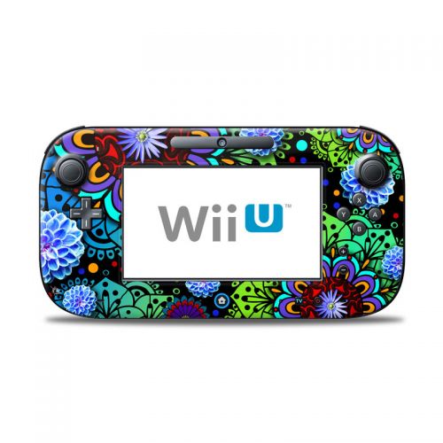 Funky Floratopia Nintendo Wii U Controller Skin