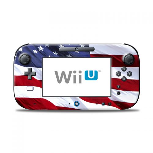 Patriotic Nintendo Wii U Controller Skin