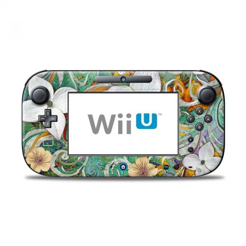 Sangria Flora Nintendo Wii U Controller Skin