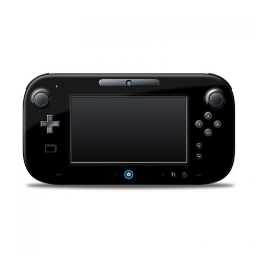 Solid State Black Nintendo Wii U Controller Skin