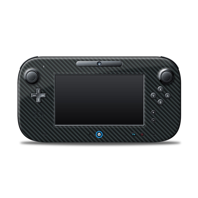 Nintendo Wii U Console Black Carbon Fiber Film Protector