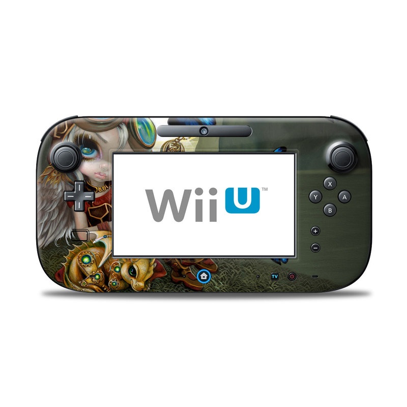 Wii U Controller Skin design of Cg artwork, Illustration, Fictional character, Art, Mythology, Games, Massively multiplayer online role-playing game, with black, green, red, yellow, brown, blue colors