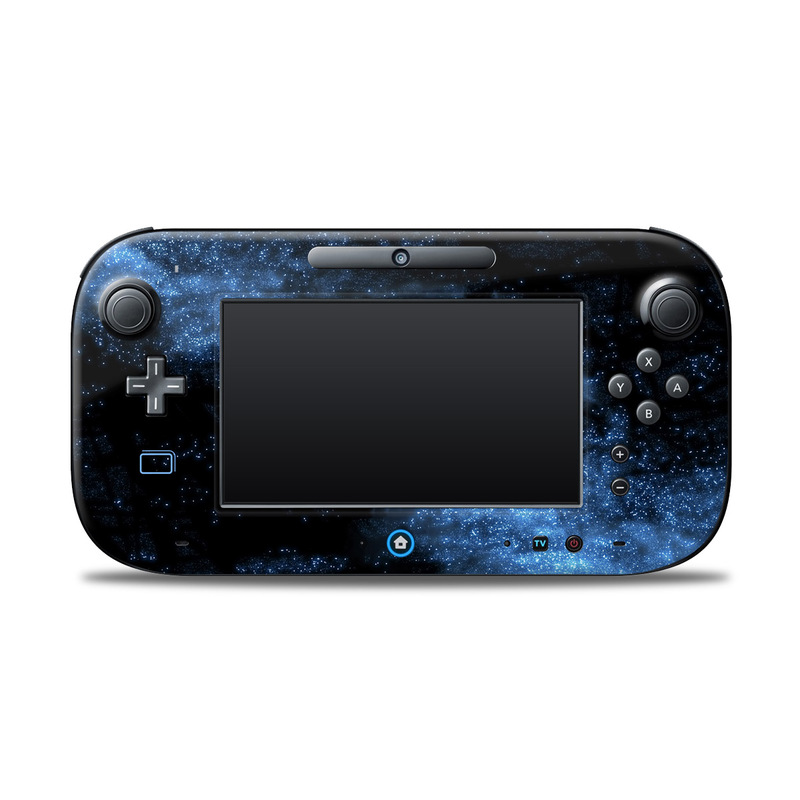 Wii U Controller Skin design of Sky, Atmosphere, Black, Blue, Outer space, Atmospheric phenomenon, Astronomical object, Darkness, Universe, Space, with black, blue colors
