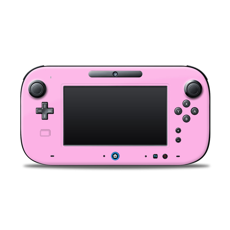 Minde om barbermaskine Mirakuløs Solid State Pink Nintendo Wii U Controller Skin | iStyles