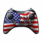 USA Flag Wii U Pro Controller Skin