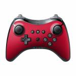 Solid State Red Wii U Pro Controller Skin