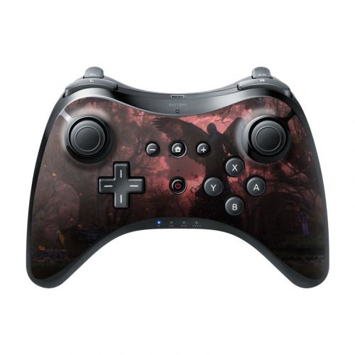 Black Angel Wii U Pro Controller Skin