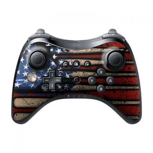 Old Glory Wii U Pro Controller Skin