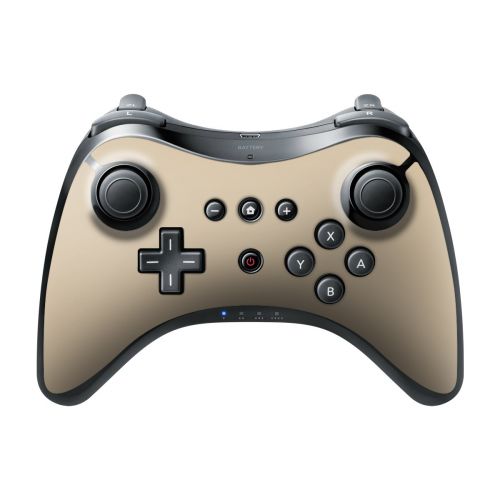 Solid State Beige Wii U Pro Controller Skin