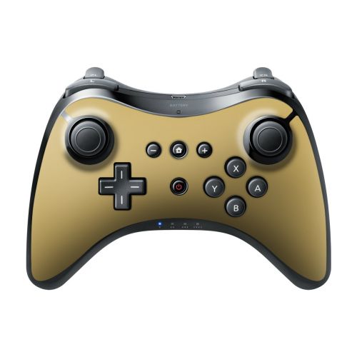 Solid State Mustard Wii U Pro Controller Skin