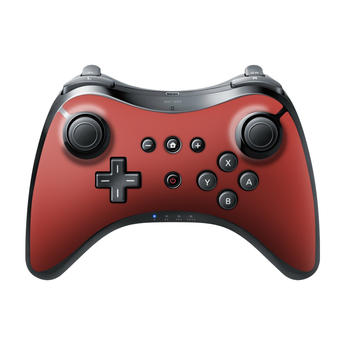 Wii U Pro Controller Skin design of Brown, Red, Font, Magenta, Pattern, Peach, Carmine, Electric blue, Event, Tints and shades, with red, blue, purple colors