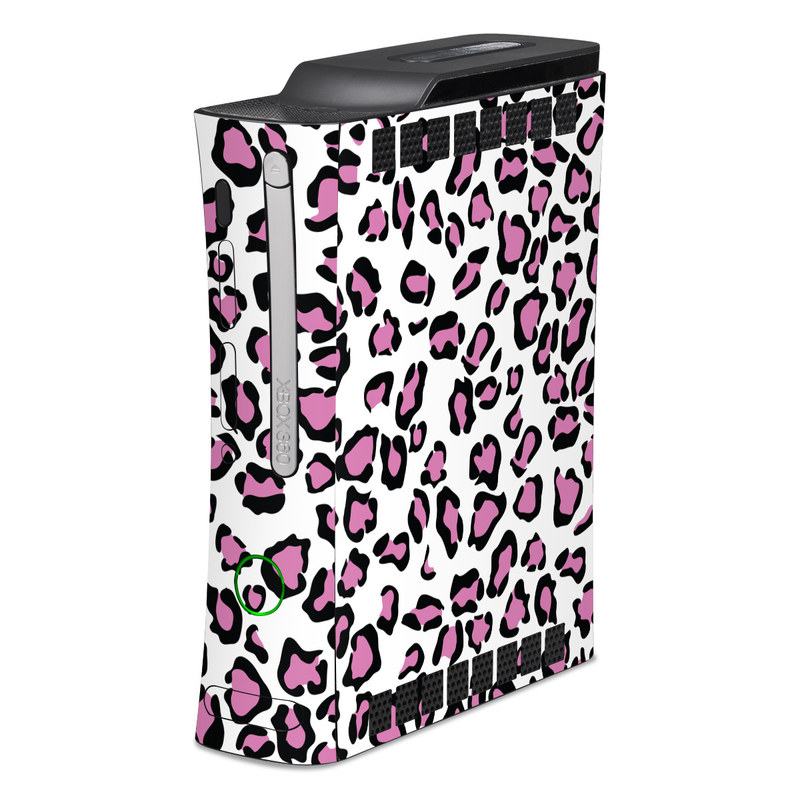 Old Xbox 360 Skin design of Pink, Pattern, Design, Textile, Magenta, with white, black, gray, purple, red colors
