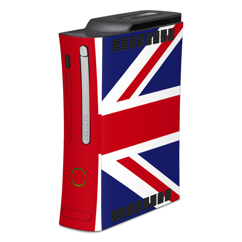 Old Xbox 360 Skin design of Flag, Red, Line, Electric blue, Design, Font, Pattern, Parallel, Flag Day (USA) with red, white, blue colors