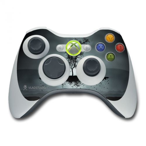 Flying Tree Black Xbox 360 Controller Skin