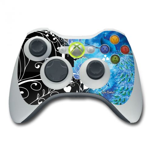 Peacock Sky Xbox 360 Controller Skin