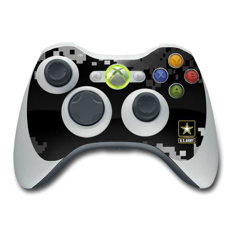 Xbox 360 Controller Skin design of Logo, Design, Font, Graphics, Pattern, Games, with black, gray, orange, white colors