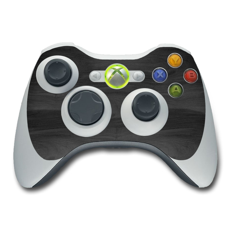 Xbox 360 Controller Skin design of Black, Brown, Wood, Grey, Flooring, Floor, Laminate flooring, Wood flooring, with black colors