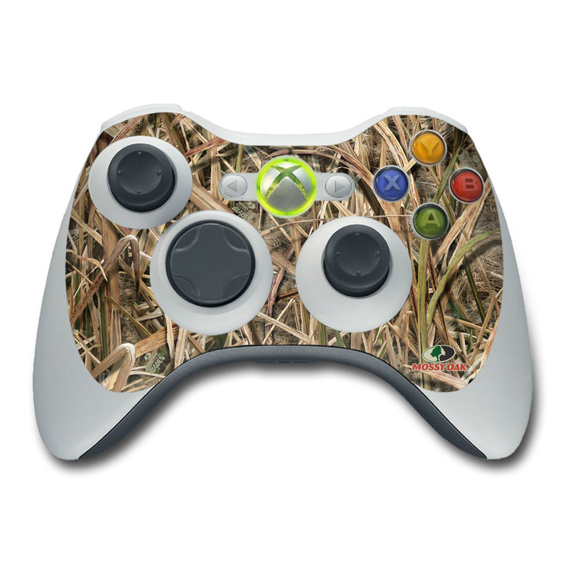 Xbox 360 Controller Skin design of Grass, Straw, Plant, Grass family, Twig, Adaptation, Agriculture, with black, green, gray, red colors