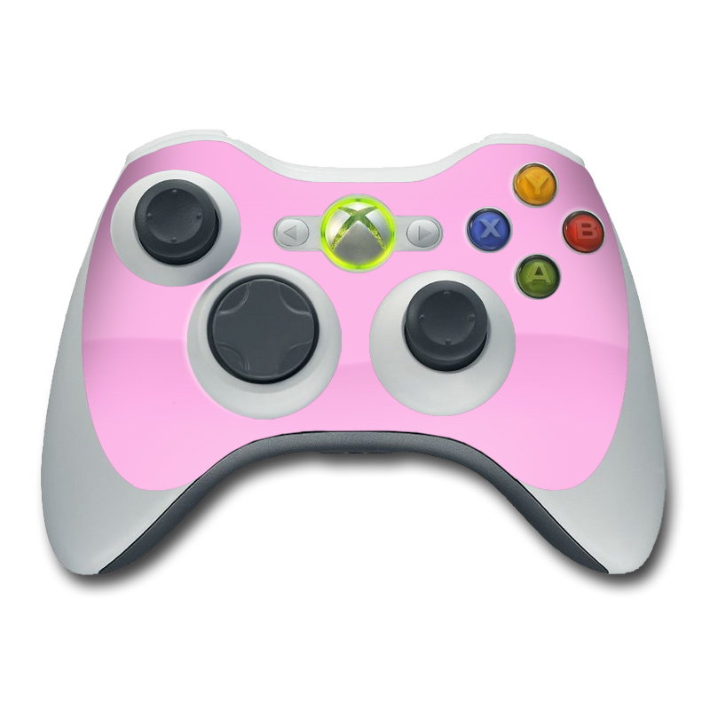 Xbox 360 Controller Skin design of Pink, Violet, Purple, Red, Magenta, Lilac, Sky, Material property, Peach, with pink colors