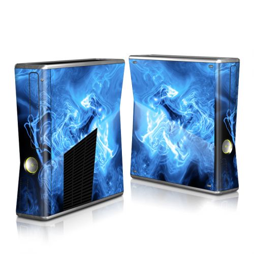 Blue Quantum Waves Xbox 360 S Skin