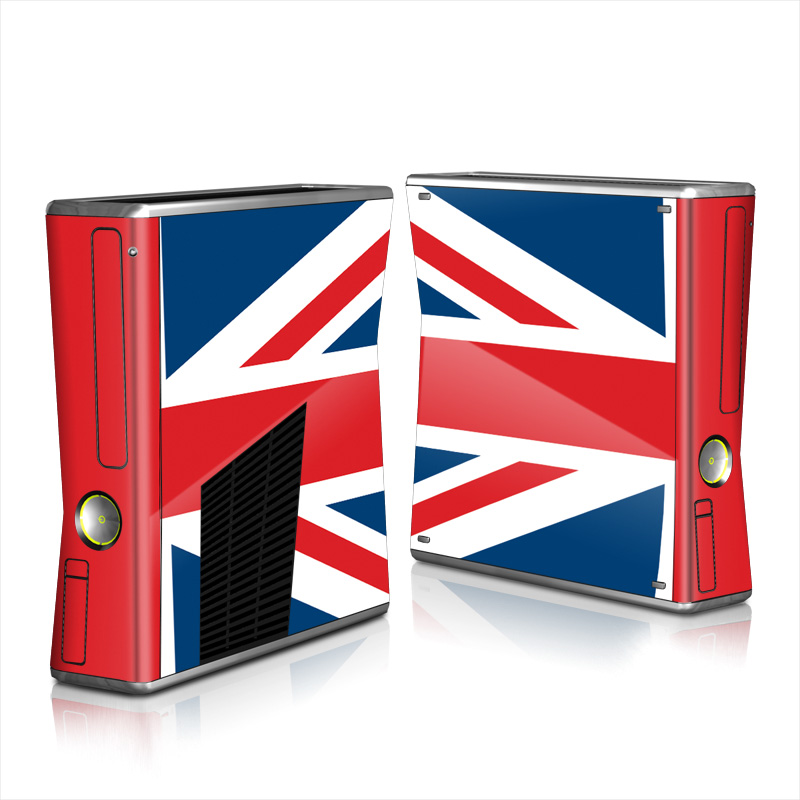 Xbox 360 S Skin design of Flag, Red, Line, Electric blue, Design, Font, Pattern, Parallel, Flag Day (USA), with red, white, blue colors