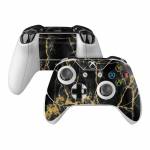 Black Gold Marble Xbox One Controller Skin