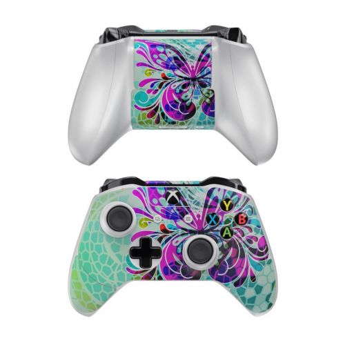 Butterfly Glass Xbox One Controller Skin
