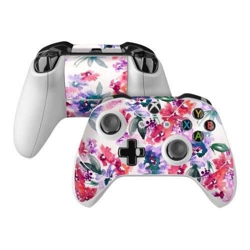 Blurred Flowers Xbox One Controller Skin