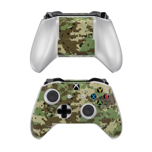 Digital Woodland Camo Xbox One Controller Skin