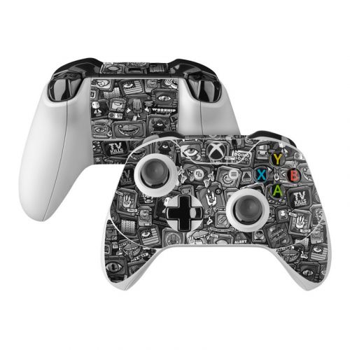 Distraction Tactic B&W Xbox One Controller Skin