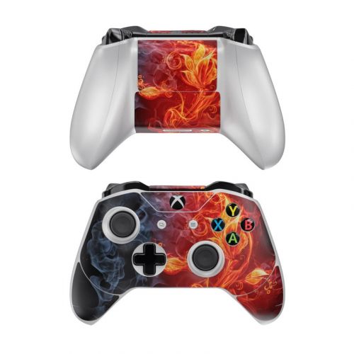 Flower Of Fire Xbox One Controller Skin