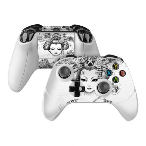 Geisha Sketch Xbox One Controller Skin