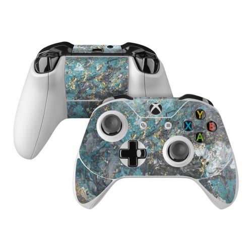 Gilded Glacier Marble Xbox One Controller Skin