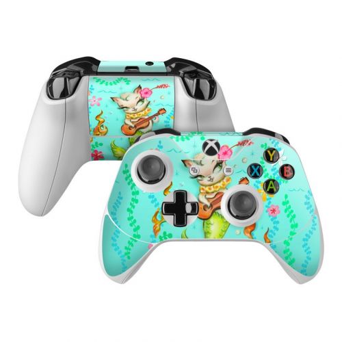 Merkitten with Ukelele Xbox One Controller Skin