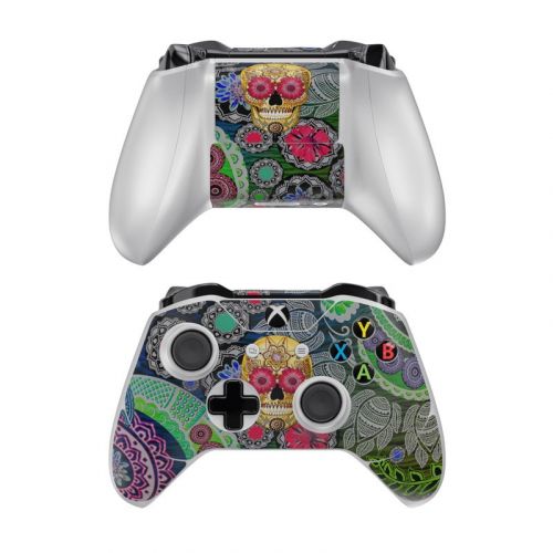 Sugar Skull Paisley Xbox One Controller Skin