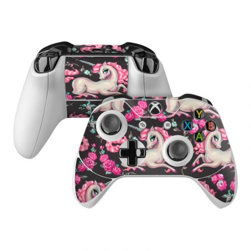 Unicorns and Roses Xbox One Controller Skin