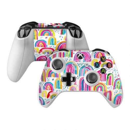 Watercolor Rainbows Xbox One Controller Skin