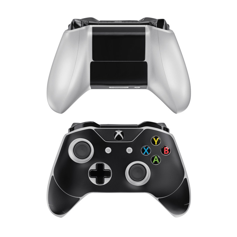 Xbox One Controller Skin design of Black, Darkness, White, Sky, Light, Red, Text, Brown, Font, Atmosphere, with black colors