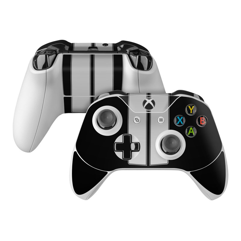 Xbox One Controller Skin design of Font, Architecture, Rectangle with black, gray colors