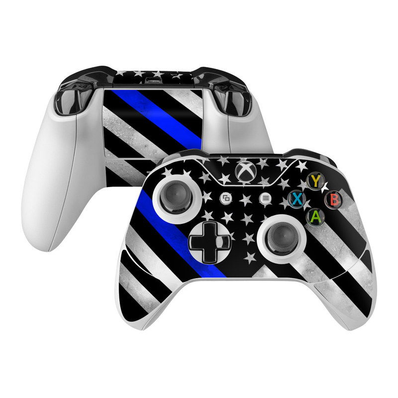 Thin Blue Line Hero Xbox One Controller Skin iStyles