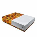 Orange Camo Xbox One S All Digital Edition Skin