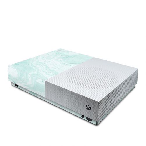 Winter Green Marble Xbox One S All Digital Edition Skin