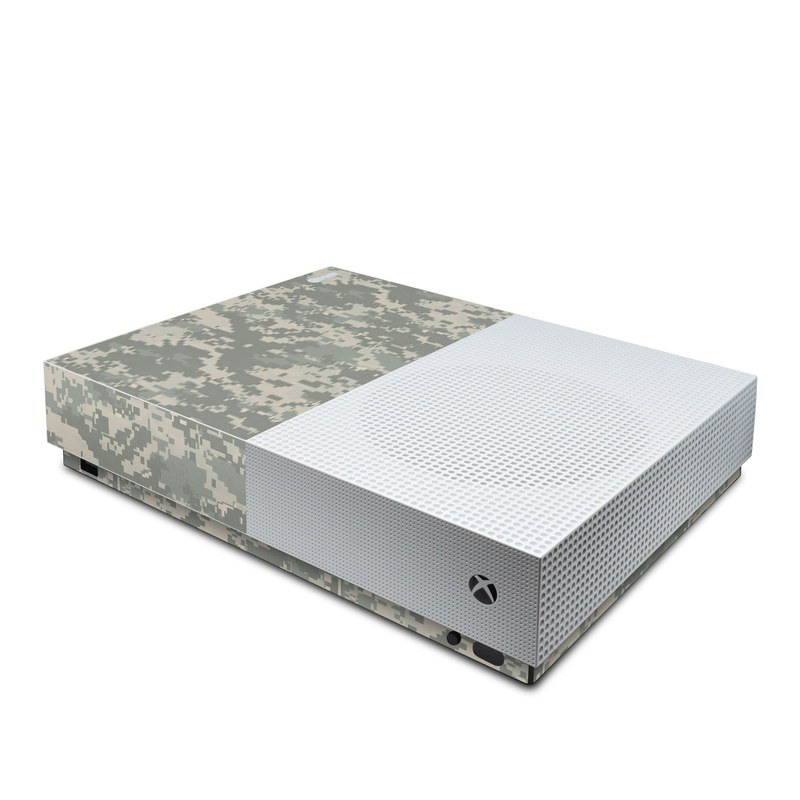 Xbox One S All Digital Edition Skin design of Military camouflage, Green, Pattern, Uniform, Camouflage, Design, Wallpaper, with gray, green colors