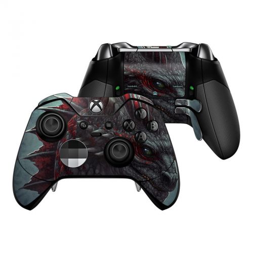 Black Dragon Xbox One Elite Controller Skin