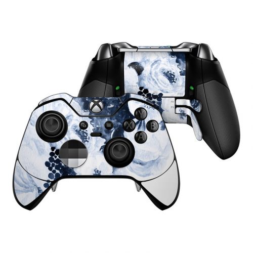 Blue Blooms Xbox One Elite Controller Skin