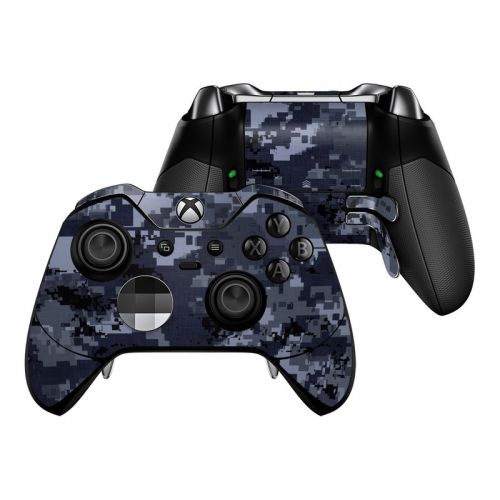 Digital Navy Camo Xbox One Elite Controller Skin